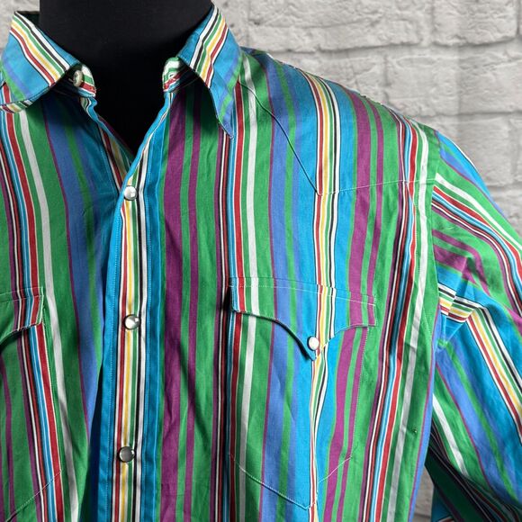 Polo Ralph Lauren Western Custom Fit Men's Shirt 2XL Button Up Long Sleeve NWT - Picture 3 of 9